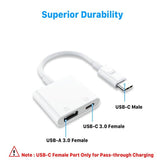 MyBat Pro USB - C OTG Adapter with Power - WhiteMyBat Pro